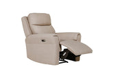 Russo Fabric Powered Armchair - Mushroom